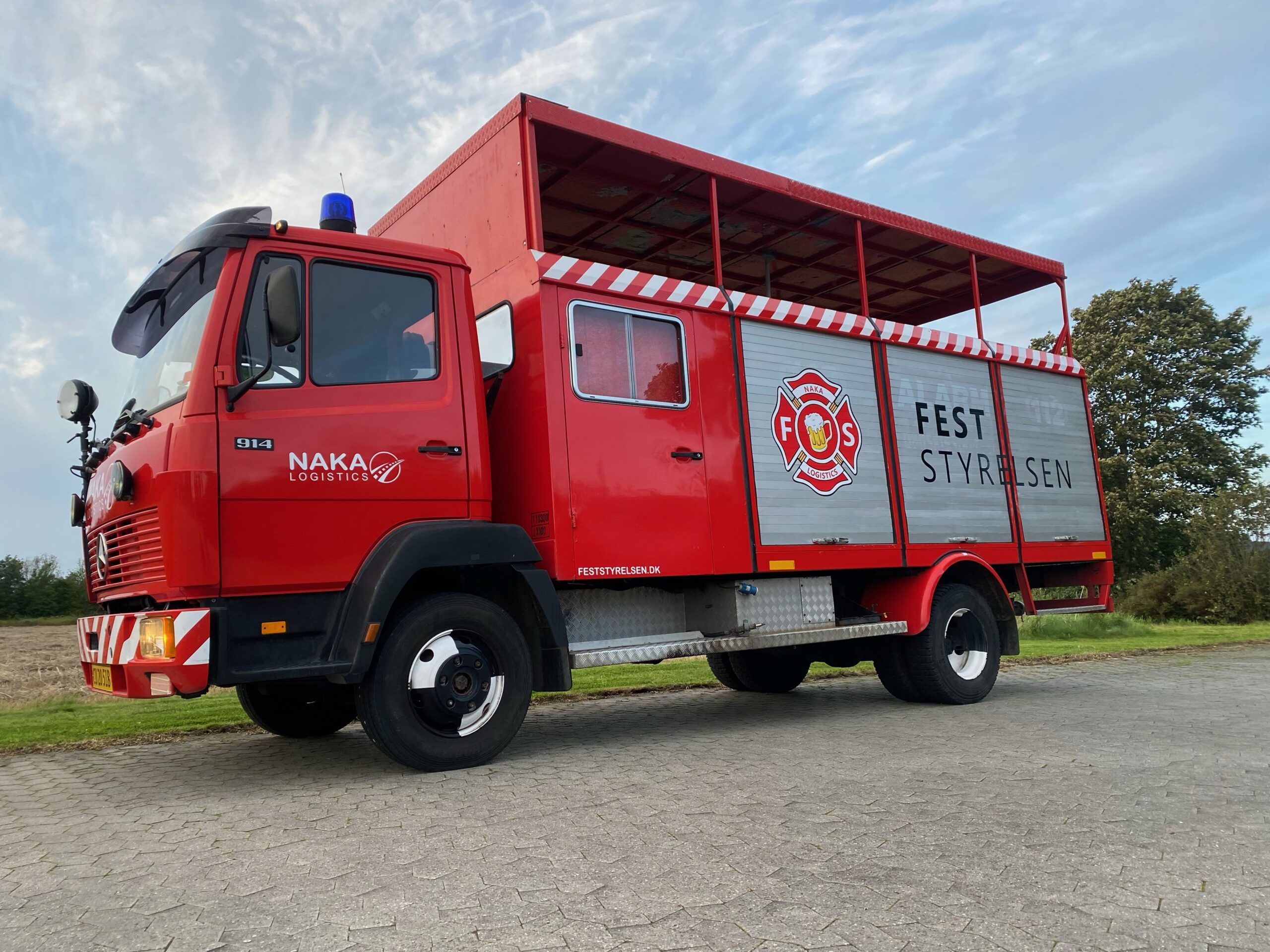 Brandbilen front